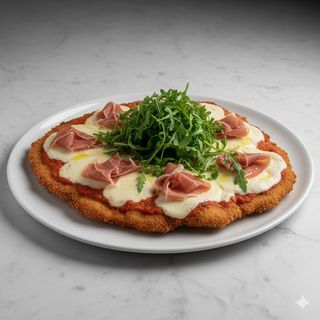 Milanesa Jamón Del País Y Rúcula