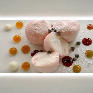Mochi alla fragola e panna - 2 pezzi