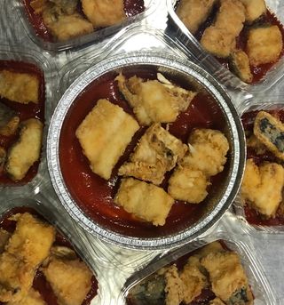 Bacalao Encebollao Con Tomate