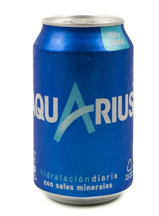 Aquarius Limón lata 330ml.