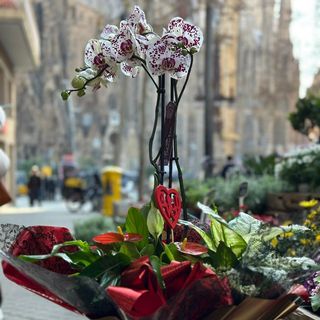 Centro "Love" + Orquídea 