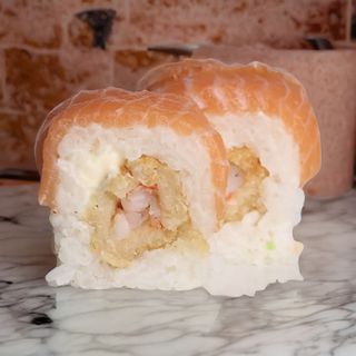 Fresh Roll Saumon Crevettes (4 Pcs)