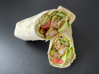 Шаурма з креветками в темпурі