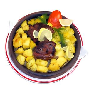 Свински джолан с гарнитура (700г)