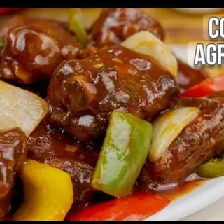 40.- Costillas Y Salsa Agridulce