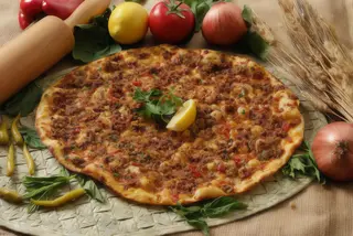 Pizza Lahmacùm con Queso