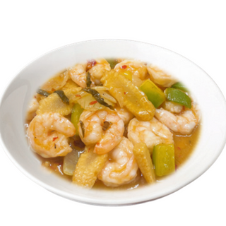 72 Gamberi in thai stile al basilico