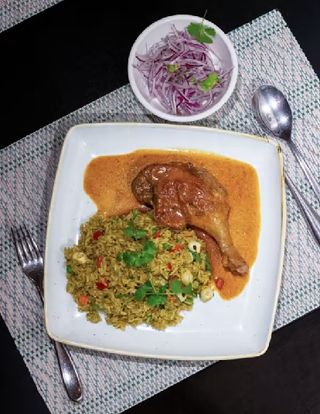 Arroz con pato