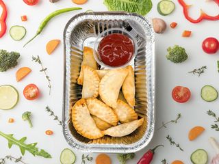 Мини-чебуреки с говядиной