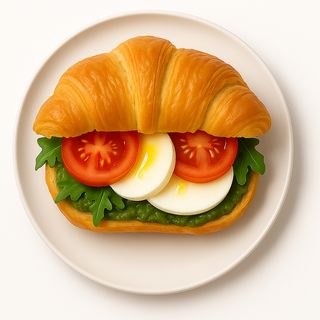 Croissant caprese