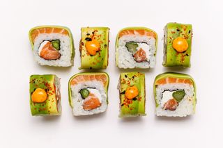 Double salmon roll