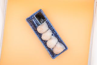 60 Ravioli a vapore con gamberi 4 pezzi