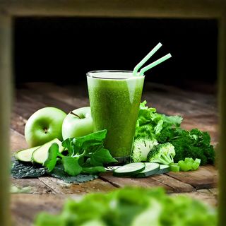 Шпинат-яблоко смузи 0.5 л.