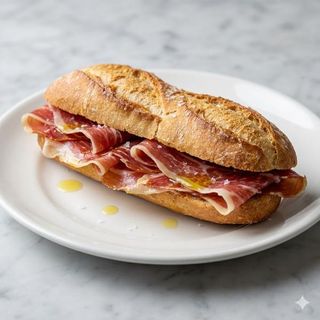 Bocadillo Frío De Jamón Serrano