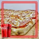 Пица Хам (1200г) + 2 бр. Coca-Cola (330мл)