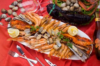 Parrilla de marisco, para 2 o 3 personas 