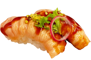 100. Nigiri pistacchio scottato 2 pezzi