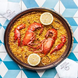 Arroz Con Bogavante Azul