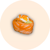 Nigiri De Gunkán De Salmón (2 Pzs.)