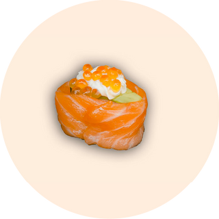 Nigiri De Gunkán De Salmón (2 Pzs.)