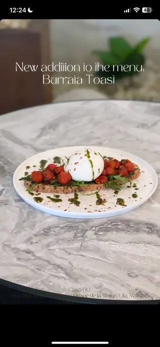 Burrata toast