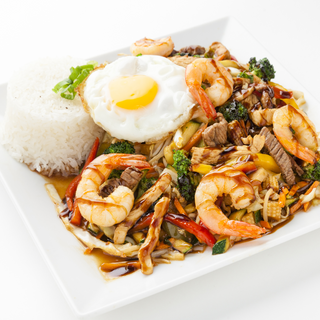 Pad Krapow De Langostinos