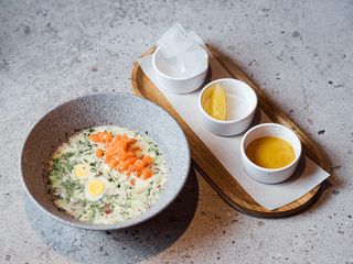 Окрошка з лососем (330g)