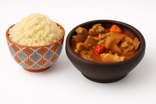 Attiéké (2 Boules) & Viande De Bœuf Sauté (5 Morceaux)