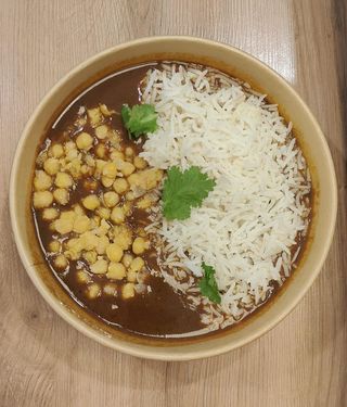Golden chana bowl