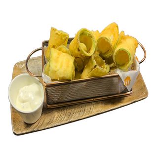 Пържени тиквички  270 г.