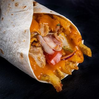 Chicken loaded shaorma