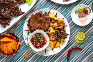 Steak din carne de berbec copt