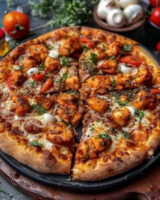 Pizza crunchy