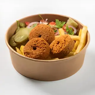 Zestaw na talerzu vege