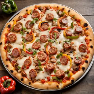 Pizze Salsiccia (33 X 33 Cm.)