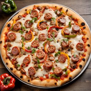 Pizze Salsiccia (33 X 33 Cm.)