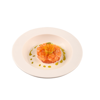 A12. Tartare salmon evergreen