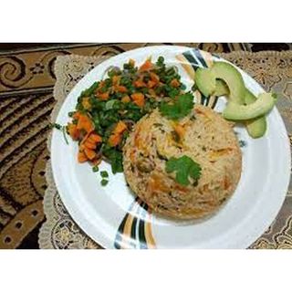 Managu Vegetable with RIce