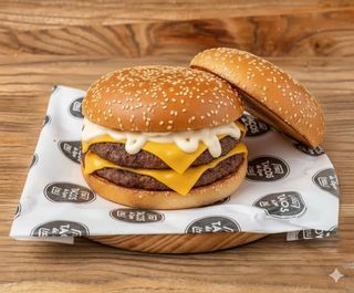 Burger Doble Queso Y Ternera