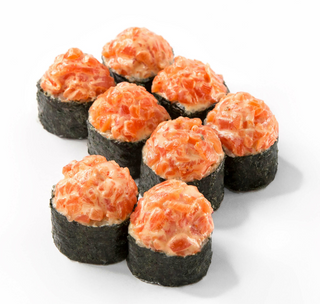 Kanni tartar salmón