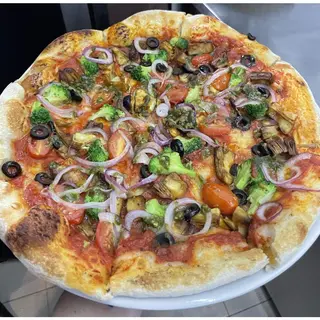 Vegana Pizza with Free Gelato Scoop
