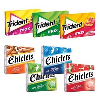 Promoção 2 Chicletes/Trident Max Slab à Escolha