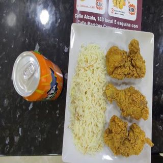 Menú Broaster (3 Uds.)