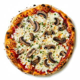 Pizza con crema ai funghi porcini Norcia
