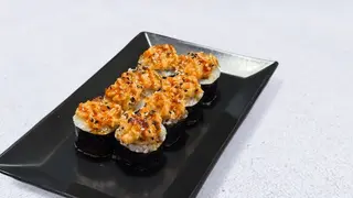 Baked Black salmon