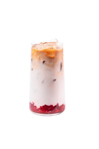 Айс лате малина