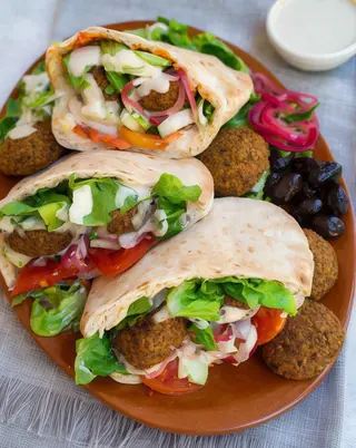 Pan Pita Vegetal (falafel)