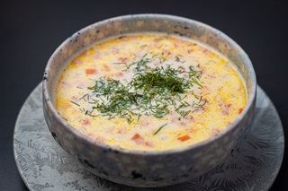 Ciorbă de pui a la grec