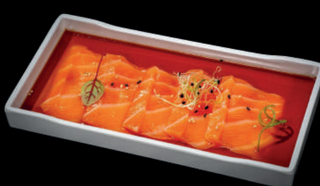 116 Carpaccio salmone 10 pezzi
