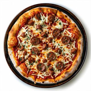 Pizza salamino al tegamino